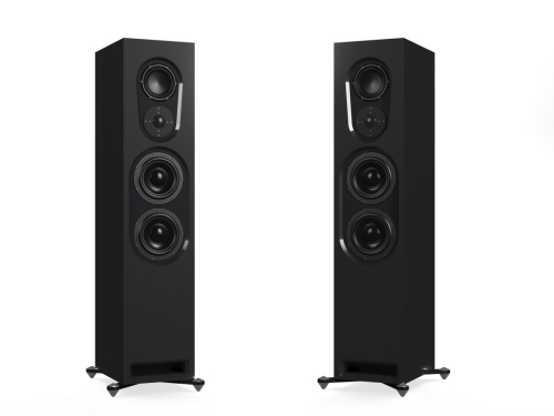 Corian- 9mm and 18mm panels- assemble -pair-Black-Front
