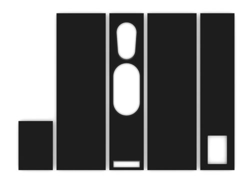 Corian- 9mm panels only-flat-Black